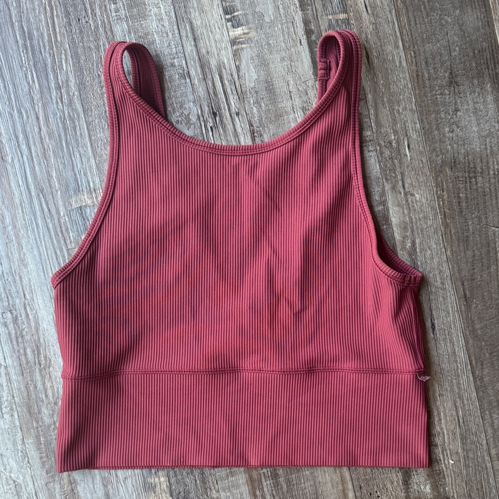 lululemon athletica Burgundy Power Pivot Tank